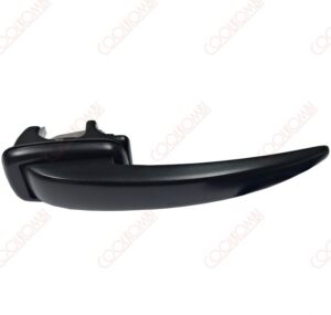 Outside door handle front without key and garnish black Kombi 75