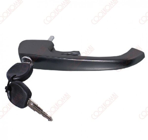 Front external door handle with key Kombi Clipper ayear 77 to 13 black