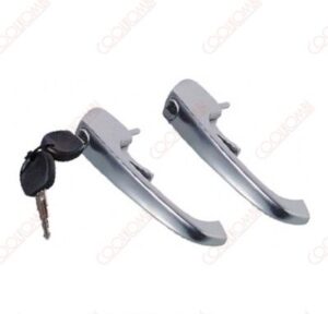 External doors handle set front with keys Kombi Clipper 77 to 13 chrome