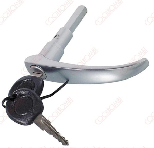 External side door handle with key without bushing Kombi Clipper 96 chrome