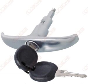 External trunk handle with key without bushing Kombi 75