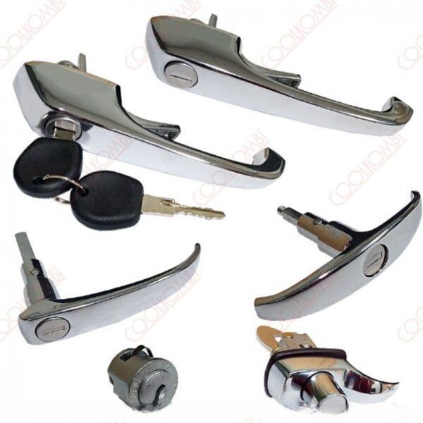 Set keys 2 ext. doors front, ext. Door rear higher cover, ext. door side, ext. engine door cover and ignition c. Kombi Clipper 77 to 80