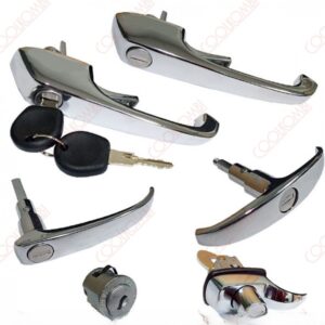 Set keys 2 ext. doors front, ext. Door rear higher cover, ext. door side, ext. engine door cover and ignition c. Kombi Clipper 80 a 96