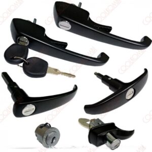 Set keys 2 ext. doors front, ext. Door rear higher cover, ext. door side, ext. engine door cover and ignition c. Kombi clipper 77 a 80