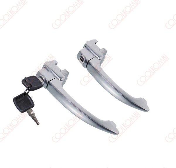 External doors handle set front with keys Fusca 1200, 1300, 1500 e 1600 to 77 export model