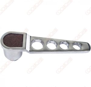 Sports internal door handle Fusca chrome and brown High quality standard