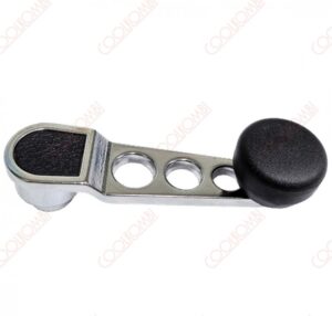 Sports window regulator handle Fusca chrome and black high quality standard