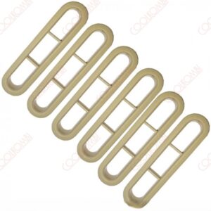 6 Rear set air exit frames Fusca Ivory