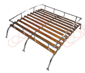 Rear Chrome luggage rack chrome finish measurements 1.20x1.42x0.40m