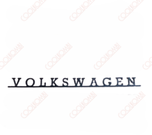 Volkswagen emblem chrome black or white finish