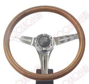 Steering wheel indicated for Porsche 356 chromed diameter 350mm