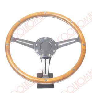 Steering wheel for Porsche 356 chrome, diameter 370 mm