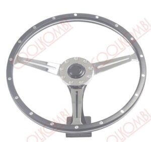 Chrome steering wheel for Kombi, diameter 420mm