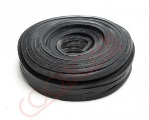 roll with 50 meters of high door rubber with sponge hole 17x20mm Kombi 57 a 74