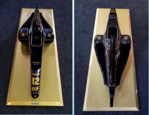 Mini F1 Lotus Black with shiny gold base