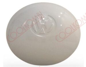 White domed hubcap small or large press fit