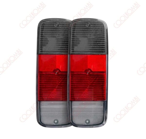 VW Kombi T2 Rear light lens smoke Pair - ART1600F